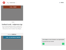 Tablet Screenshot of hurtigruten.dk